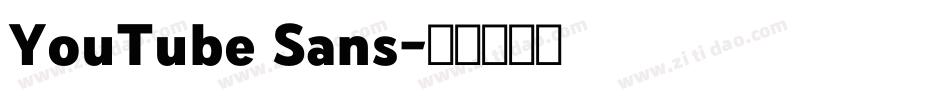 YouTube Sans字体转换